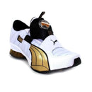 TÊNIS DISC - BRANCO E DOURADO