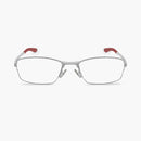 Óculos Descanso Lupa do Vilão Prata Borracha Vermelha