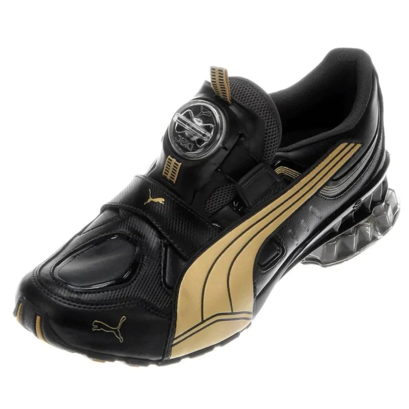 TÊNIS DISC - PRETO E DOURADO