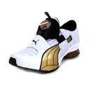 TÊNIS DISC - BRANCO E DOURADO