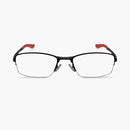 Óculos Descanso Lupa do Vilão Dourado Borracha Vermelha