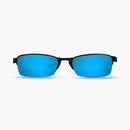 Óculos de Sol Lupa do Vilão Preto Lente Azul Ice Thug