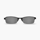 Óculos de Sol Lupa do Vilão Preto Lente Roxo